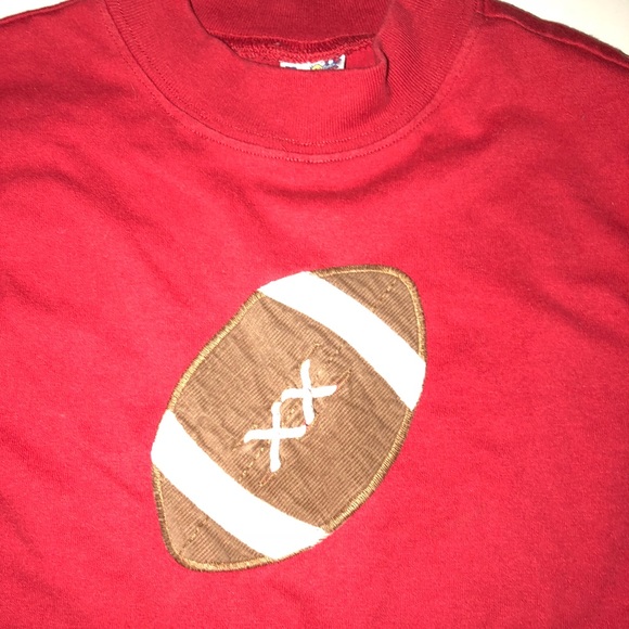 Bailey brothers red football tee shirt top 4 - Picture 2 of 3